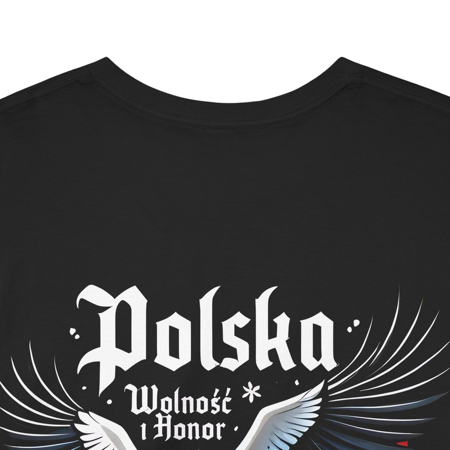 Unisex T-Shirt mit Storch und Spruch - Polen