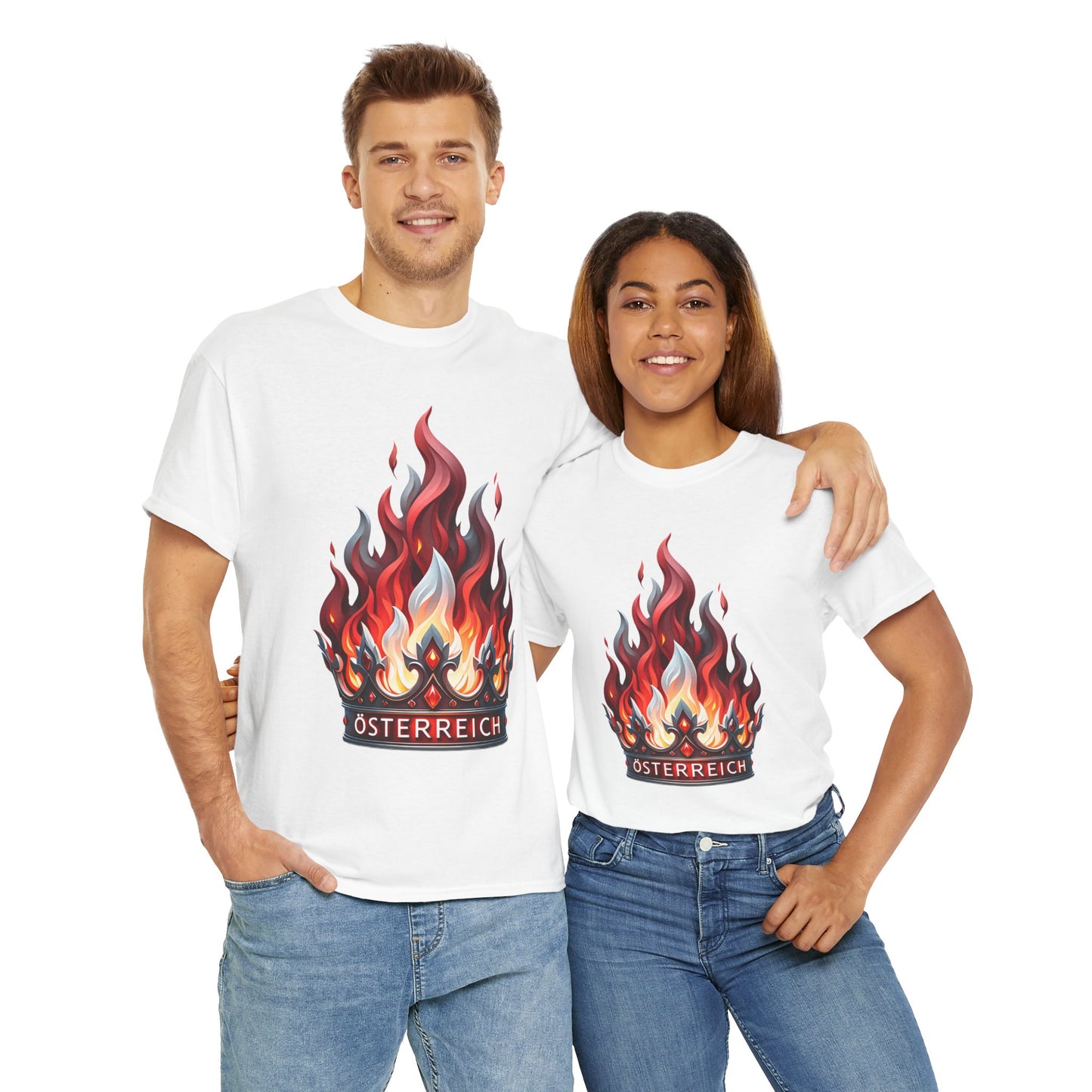 Unisex T-Shirt with Crown - Austria