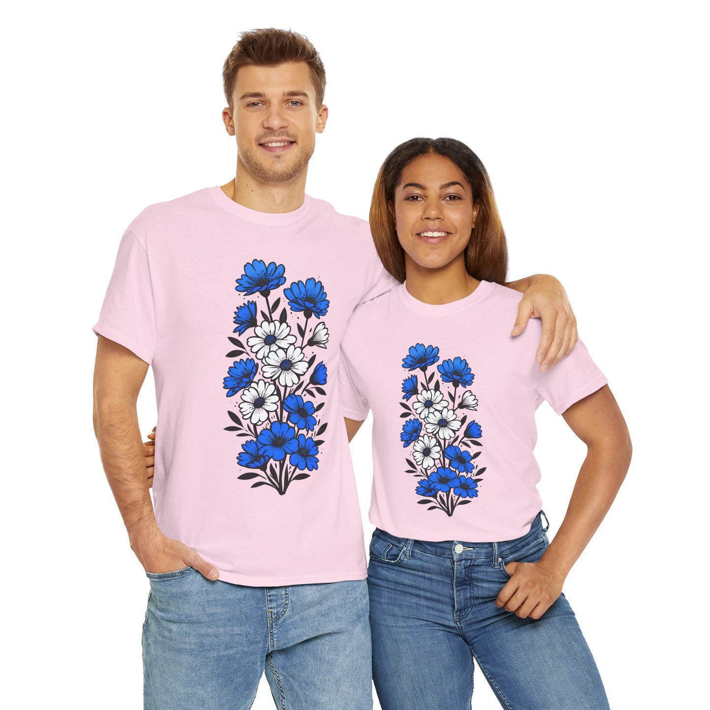 Unisex T-Shirt mit Blumen -Griechenland