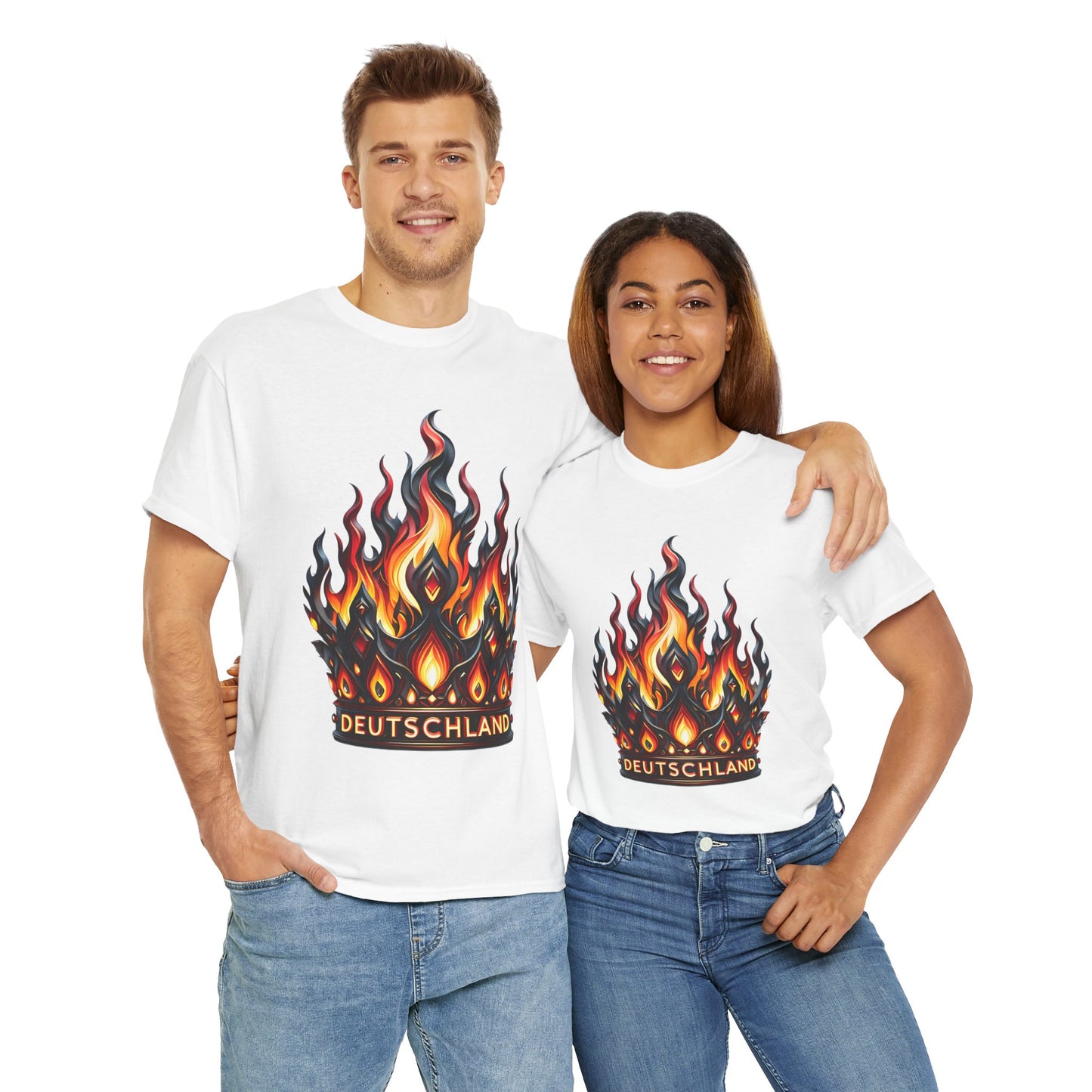 Unisex T-Shirt with Crown - Germany