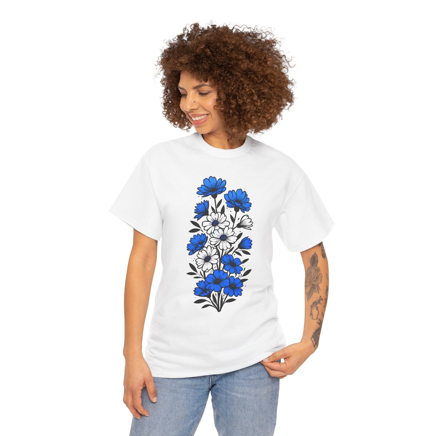 Unisex T-Shirt mit Blumen -Griechenland