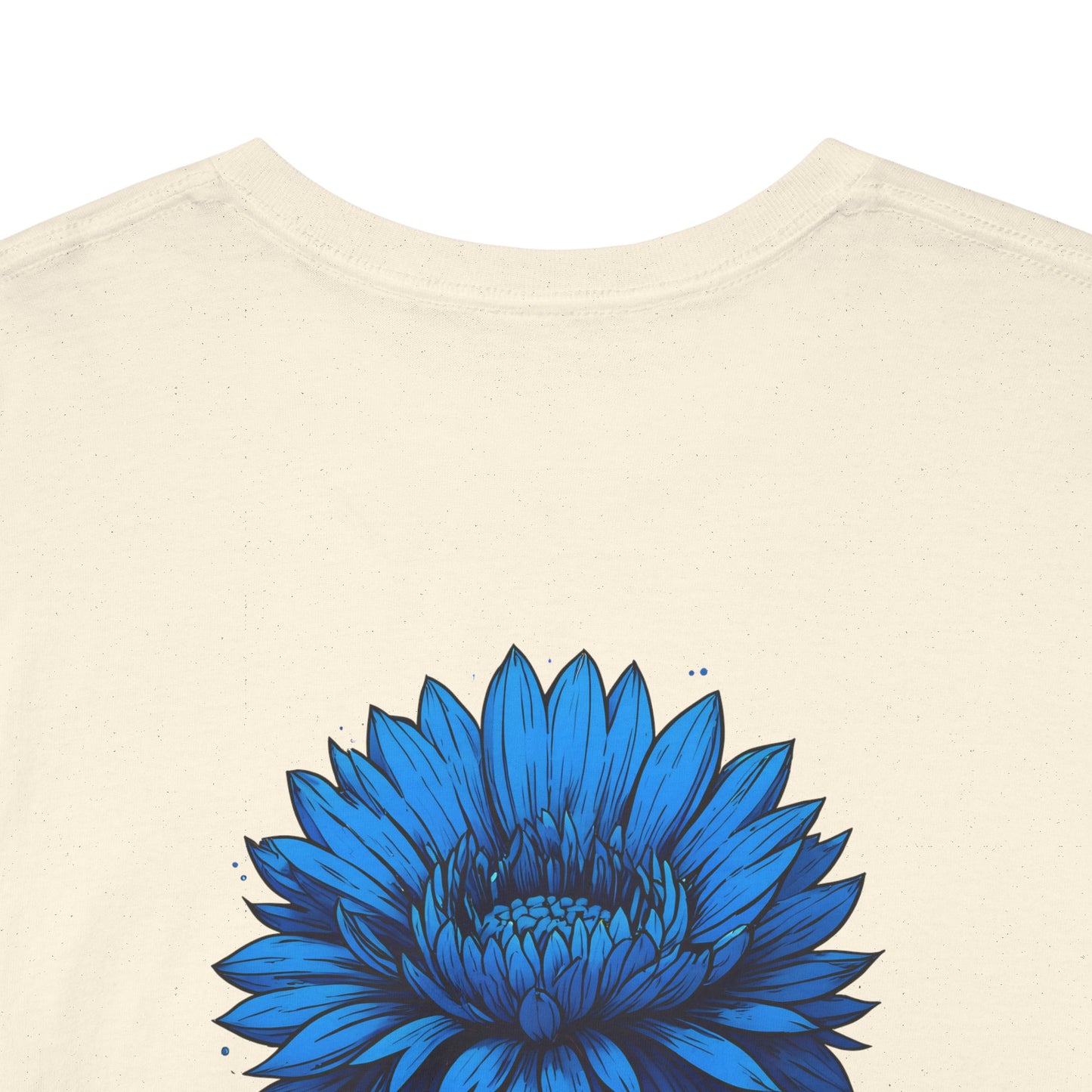 T-Shirt mit Blumen -Ukraine (Druck hinten)