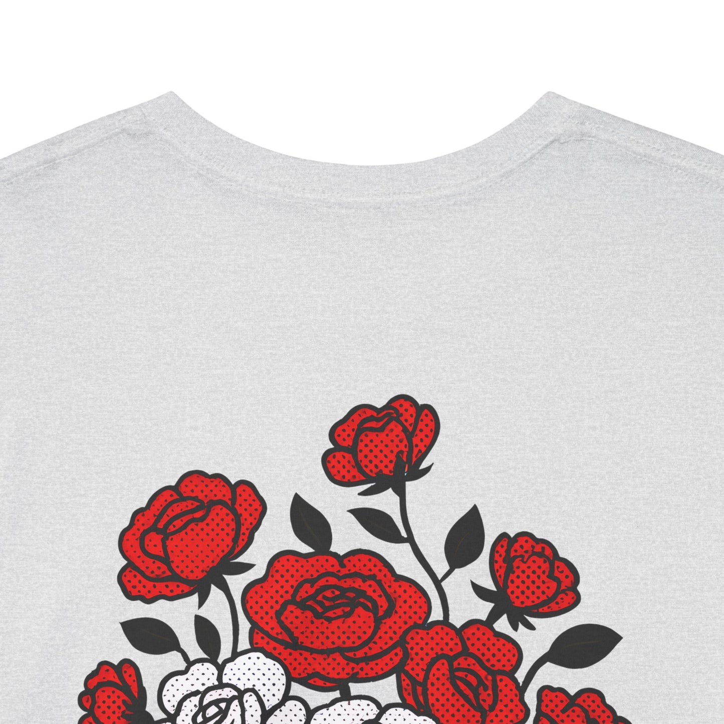 T-Shirt mit Blumen - Österreich (Druck hinten)