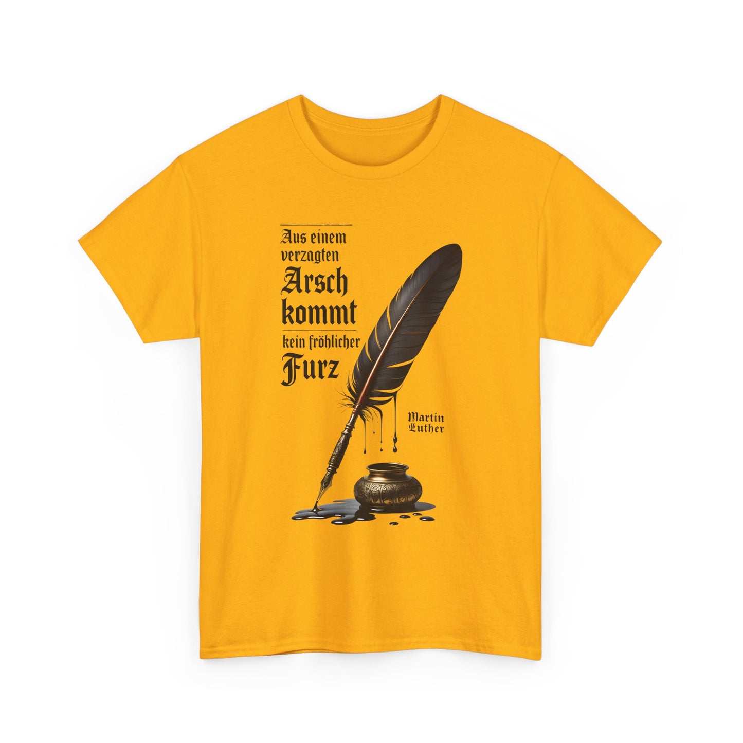 Unisex T-Shirt mit Zitat - Martin Luther