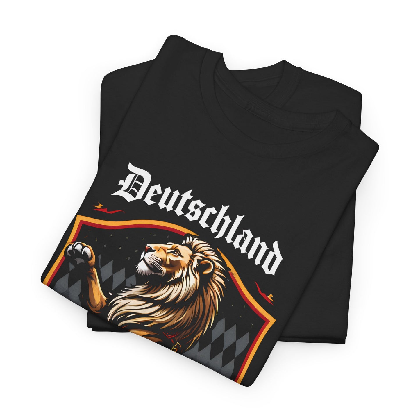Unisex T-Shirt mit Löwe und Spruch - Deutschland
