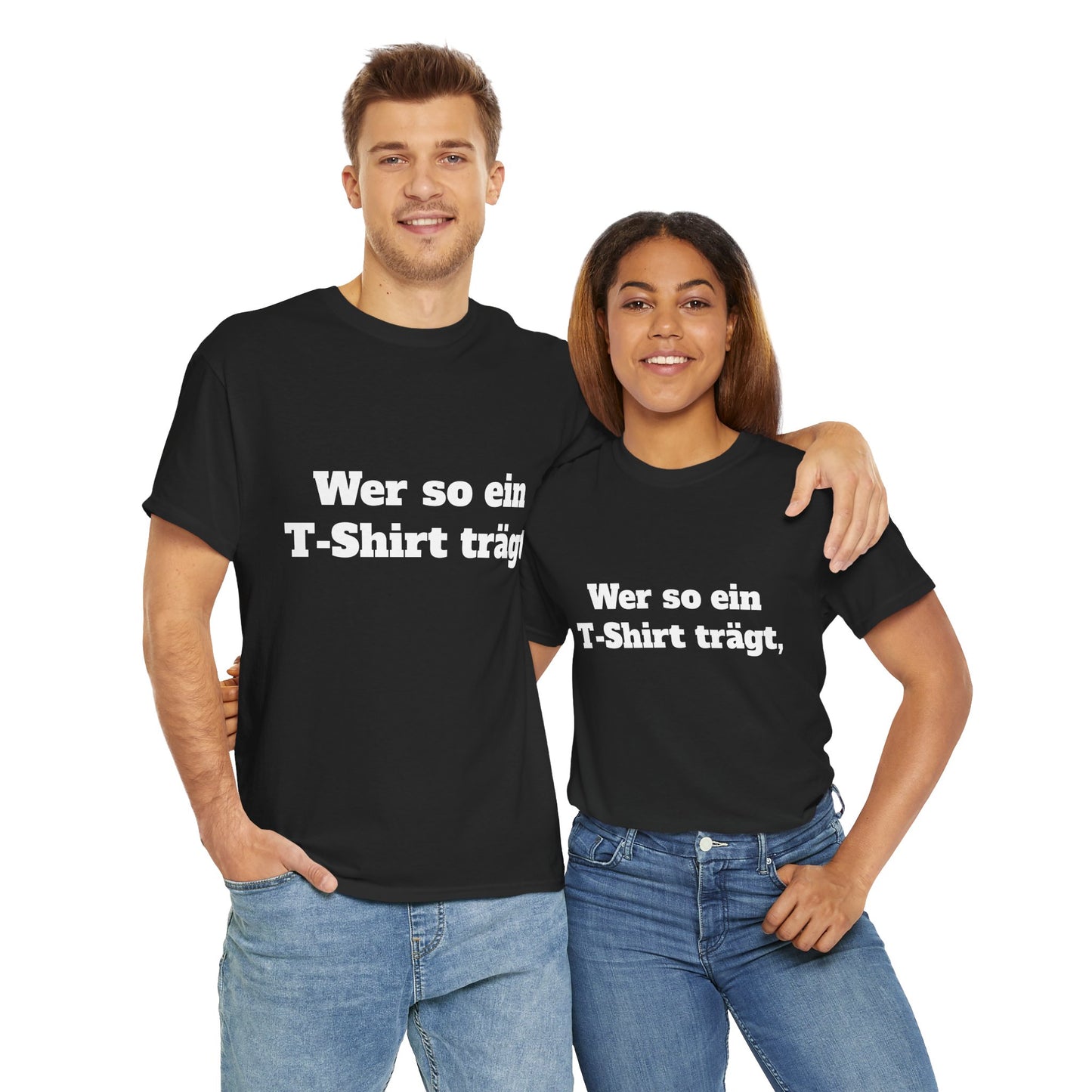 Unisex T-Shirt mit Kontrolle-Spruch