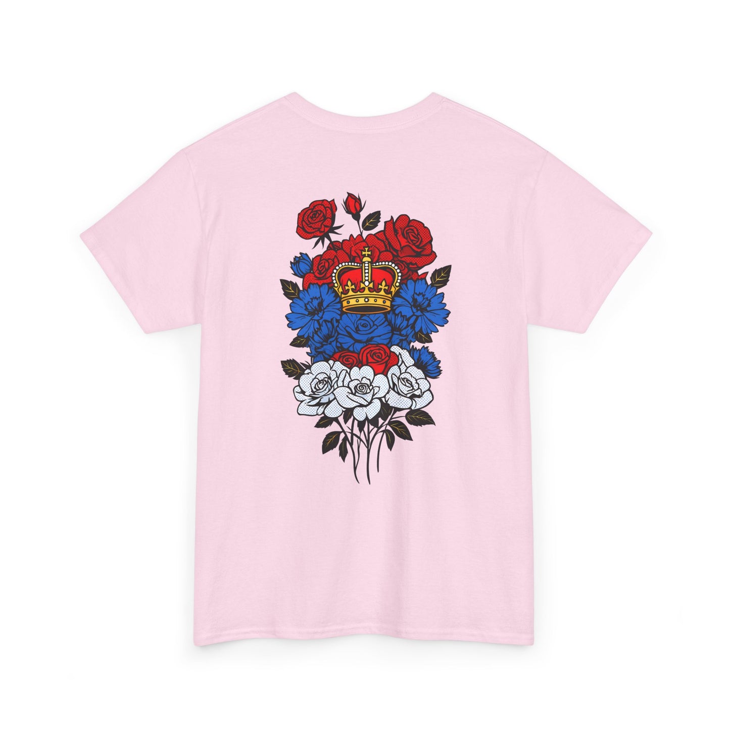 T-Shirt mit Blumen - Serbien (Druck hinten)