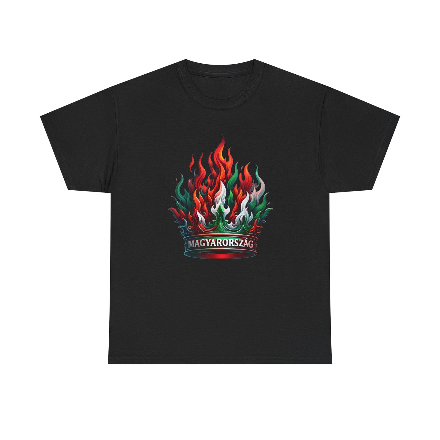 Unisex T-Shirt with Crown - Hungary