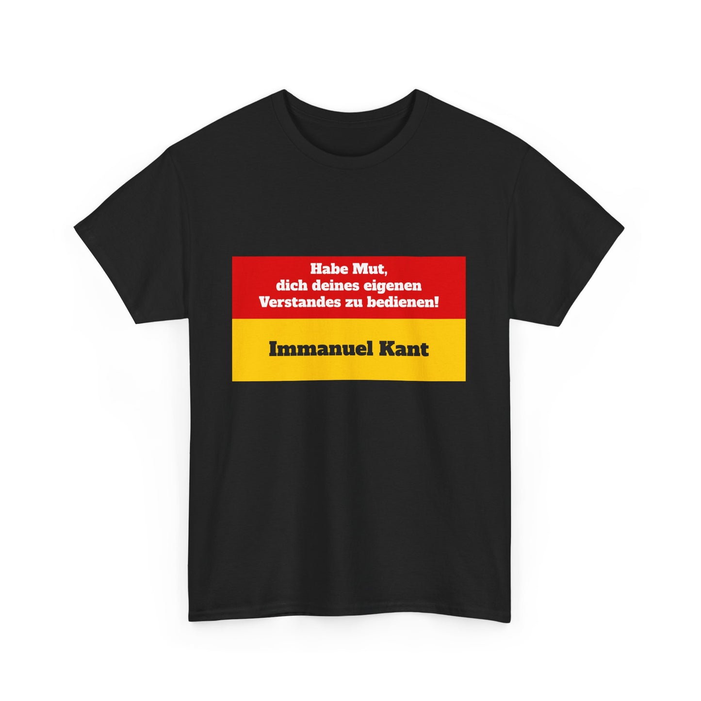 Unisex T-Shirt mit Zitat - Kant