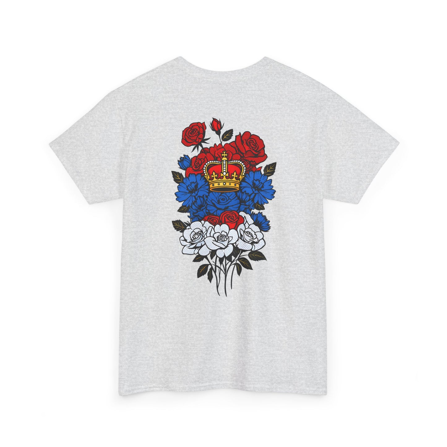 T-Shirt mit Blumen - Serbien (Druck hinten)