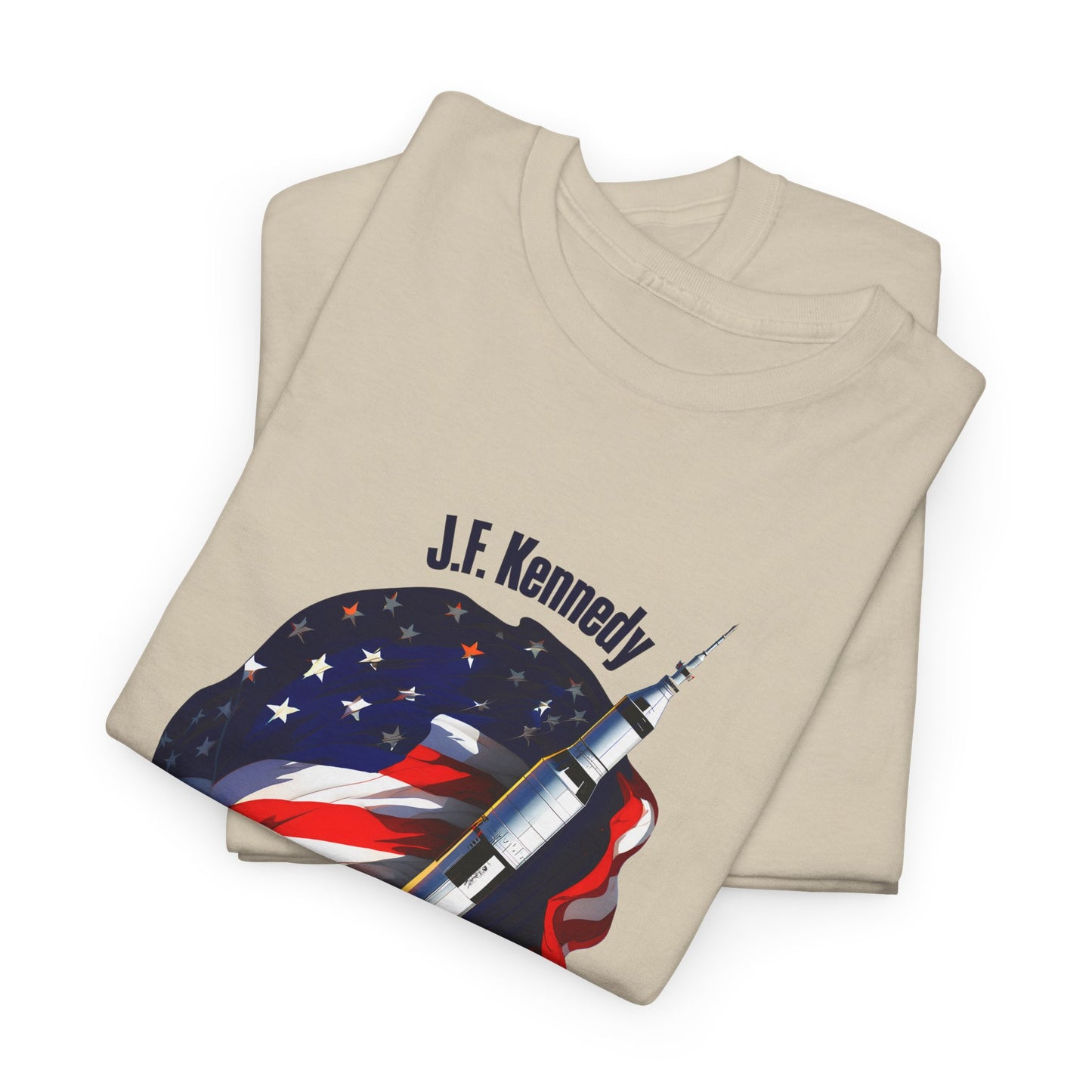 Unisex T-Shirt mit J.F. Kennedy Spruch - USA