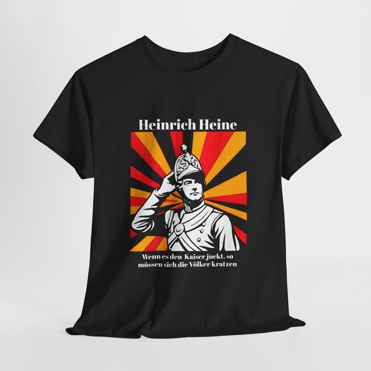 Unisex T-Shirt mit Zitat - Heinrich Heine