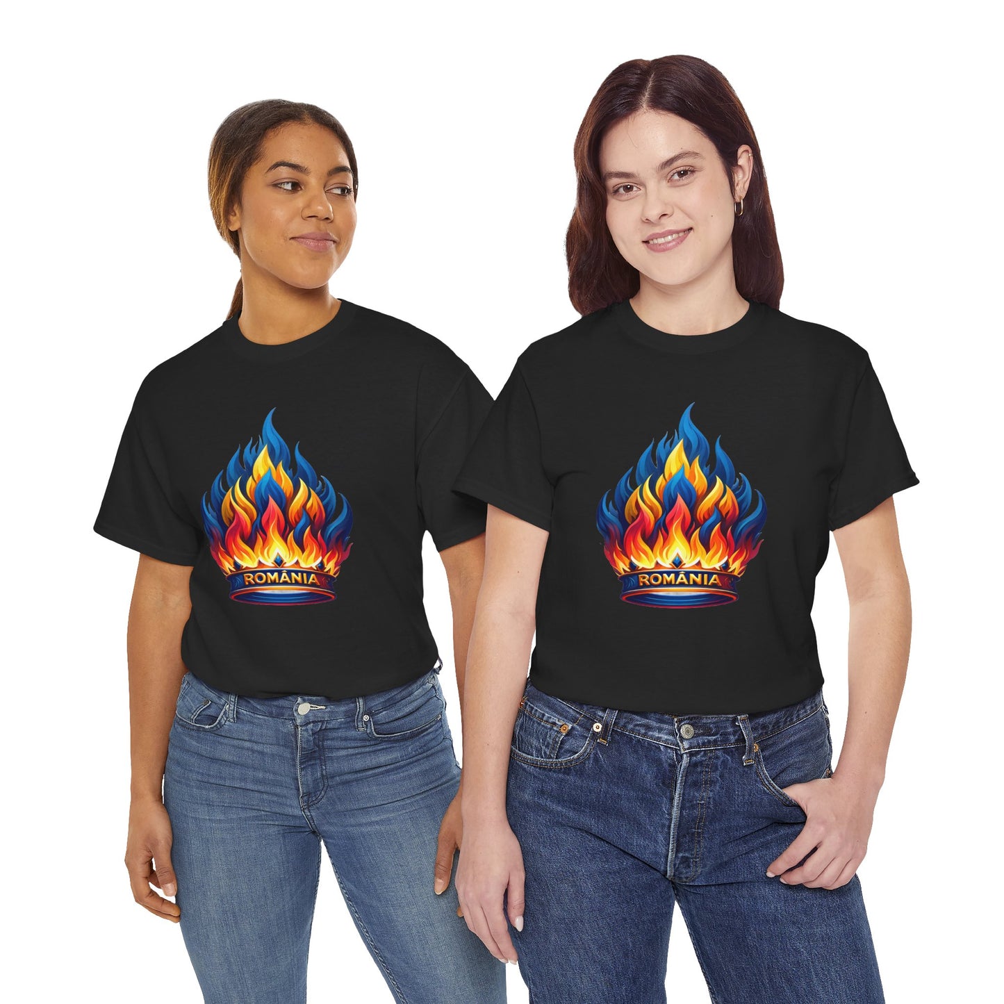 Unisex T-shirt with crown - Romania