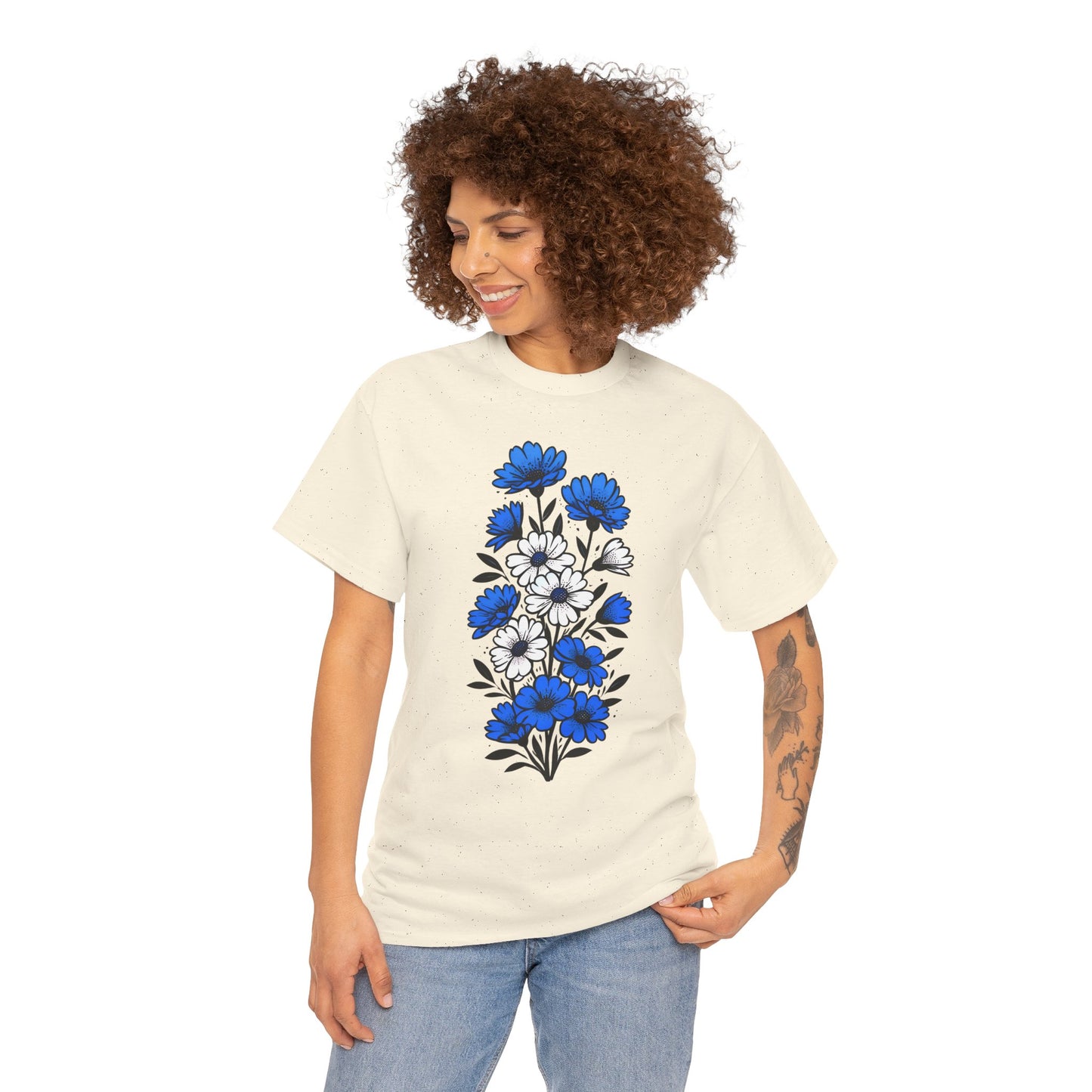 Unisex T-Shirt mit Blumen -Griechenland
