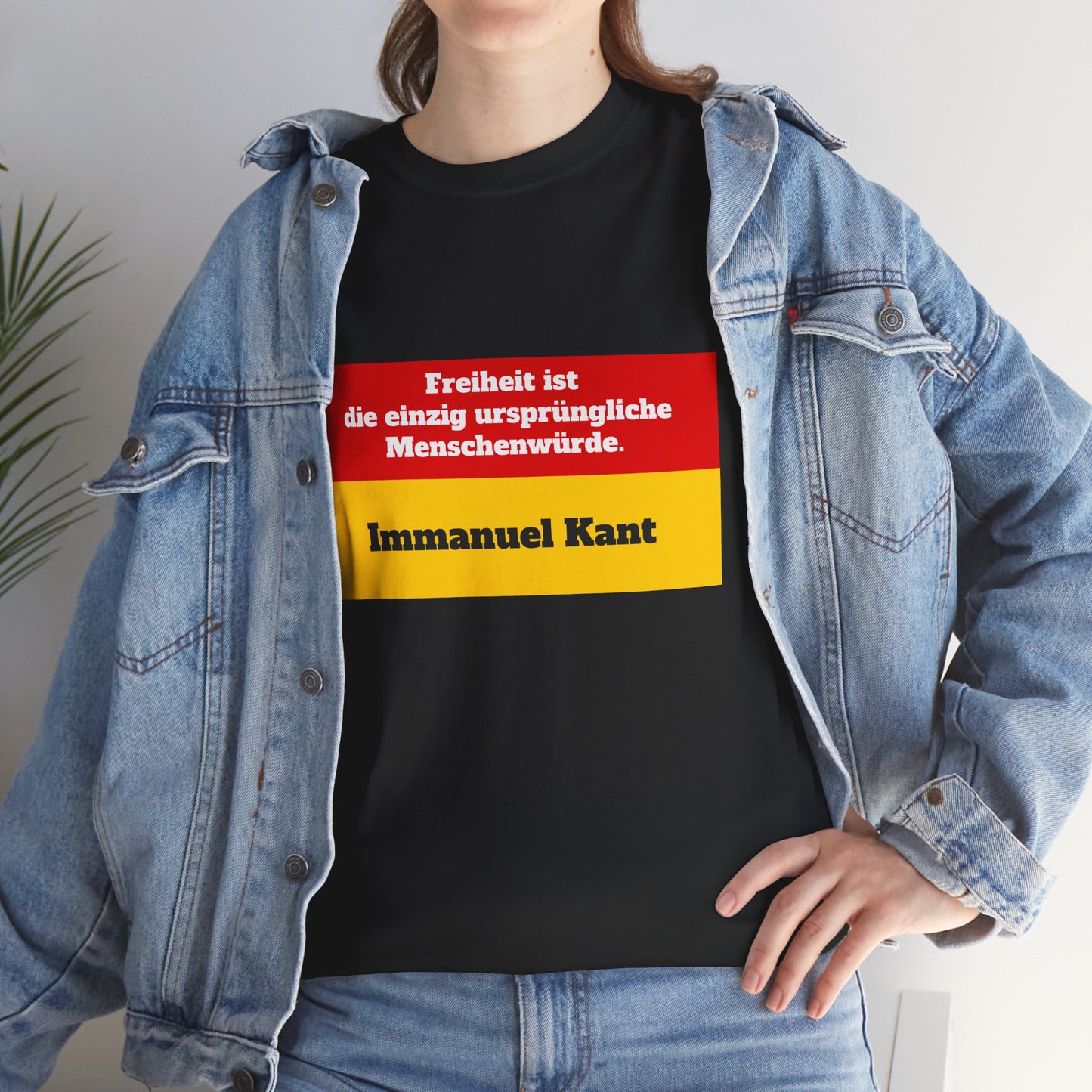 Unisex T-Shirt mit Zitat - Kant - Freiheit