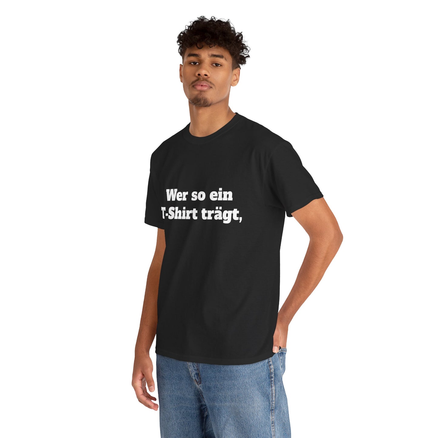 Unisex T-Shirt mit Kontrolle-Spruch