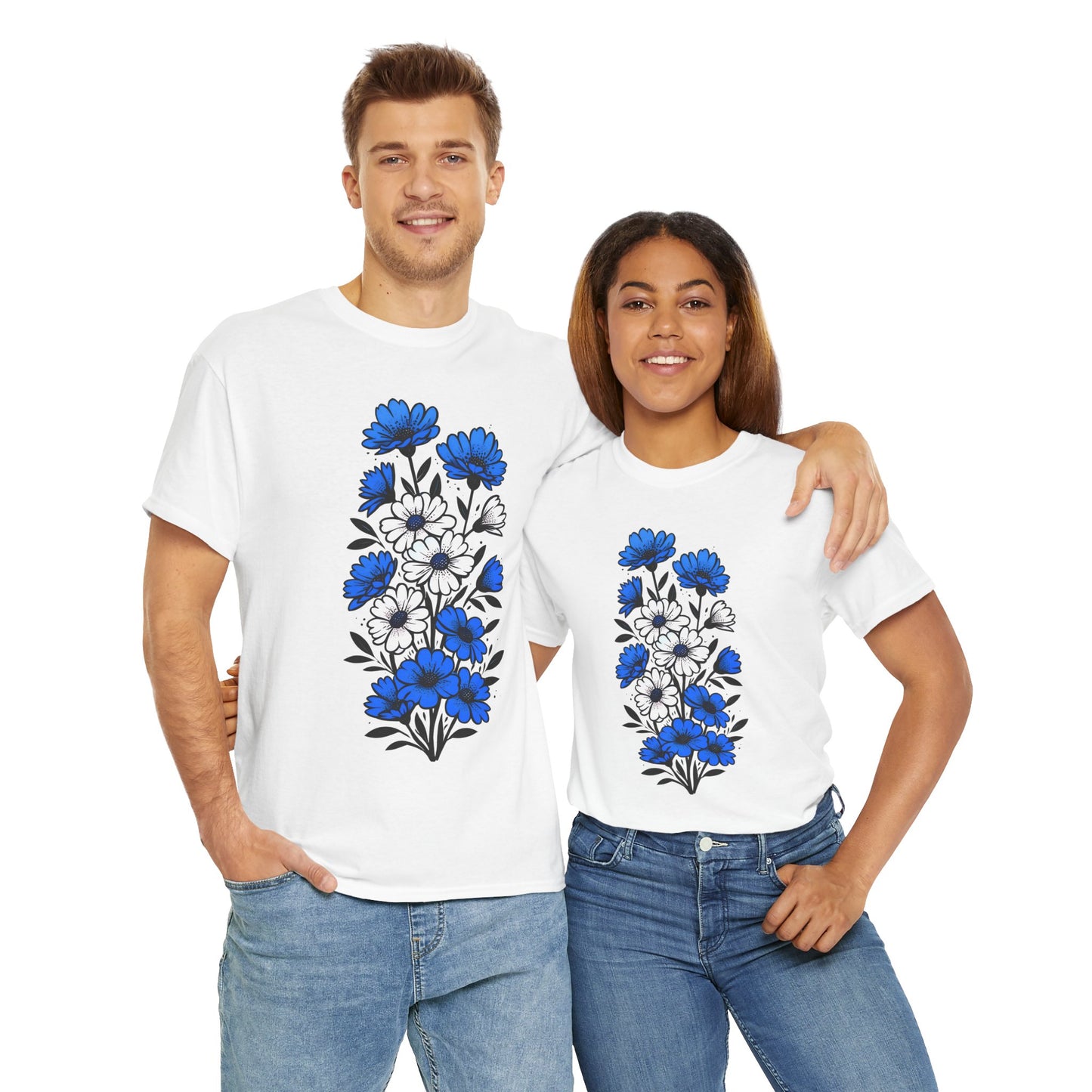 Unisex T-Shirt mit Blumen -Griechenland