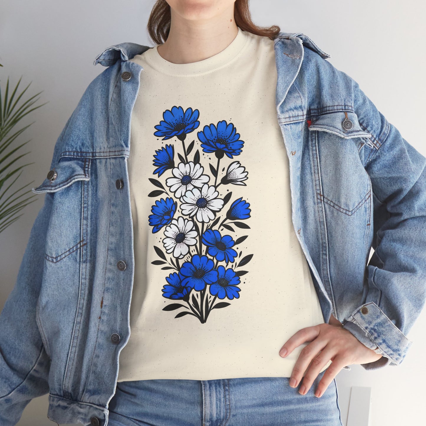 Unisex T-Shirt mit Blumen -Griechenland