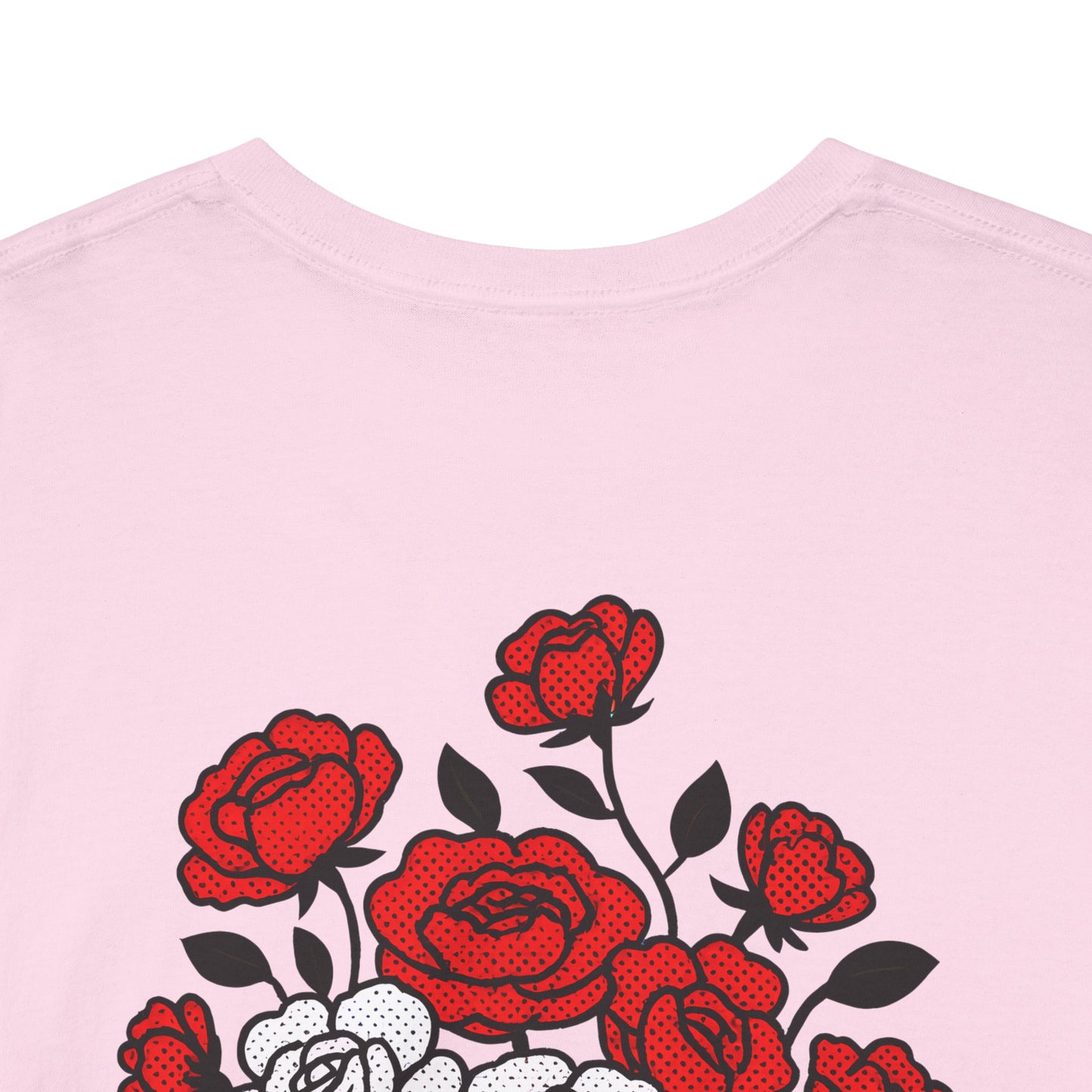 T-Shirt mit Blumen - Österreich (Druck hinten)