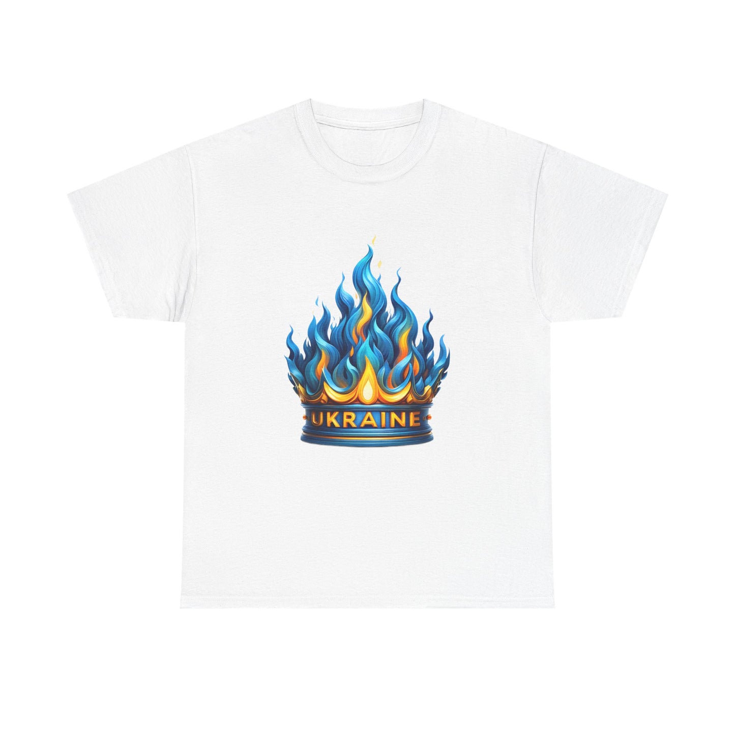 Unisex T-shirt with crown - Ukraine