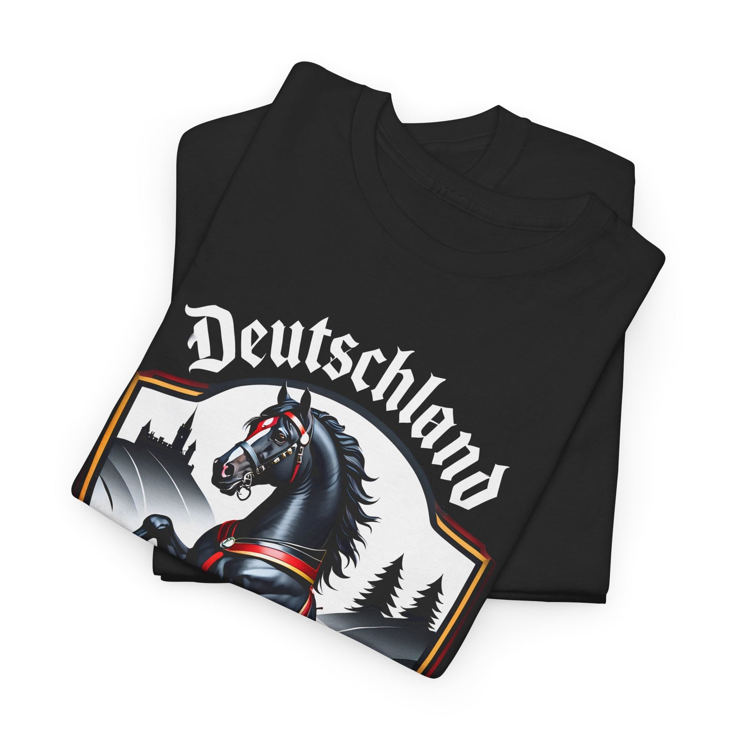 Unisex T-Shirt mit Pferd und Spruch - Deutschland
