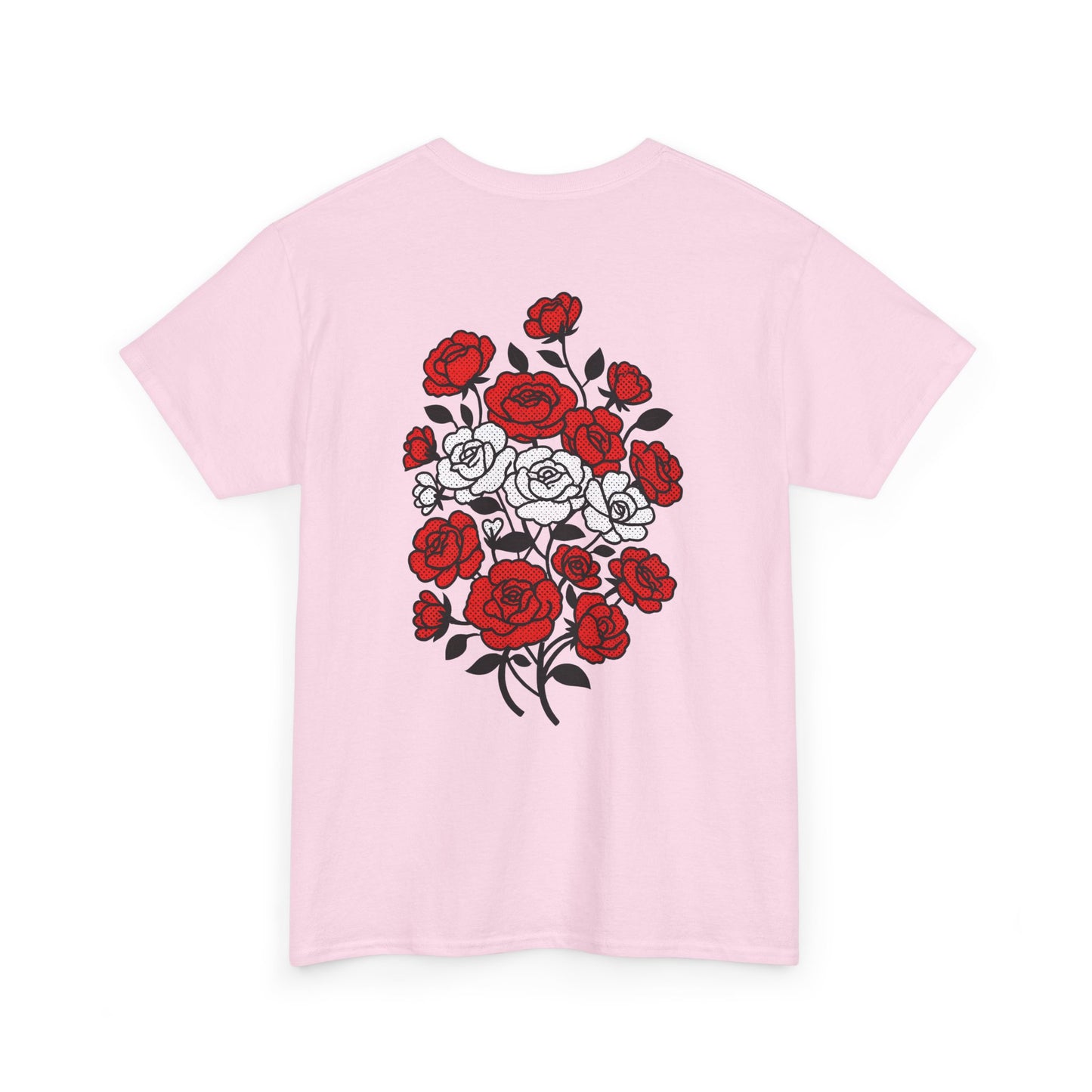 T-Shirt mit Blumen - Österreich (Druck hinten)