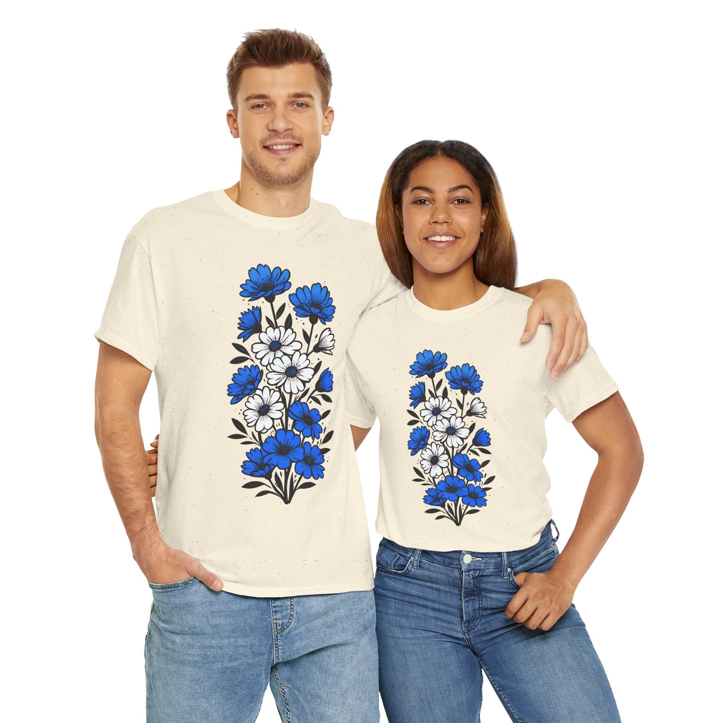 Unisex T-Shirt mit Blumen -Griechenland