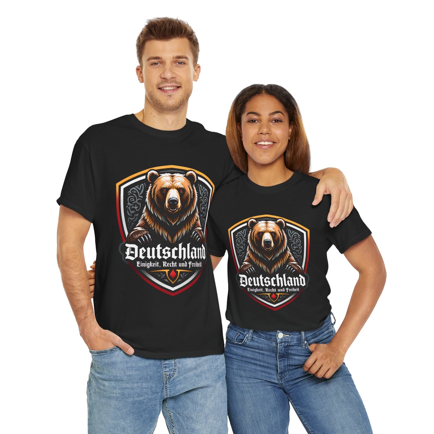 Unisex T-Shirt mit Bären und Spruch - Deutschland