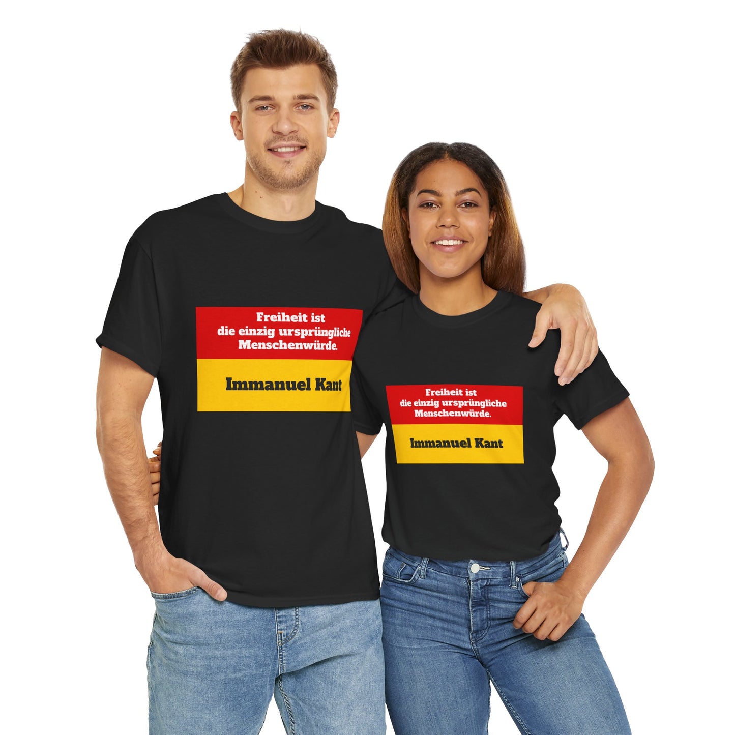 Unisex T-Shirt mit Zitat - Kant - Freiheit
