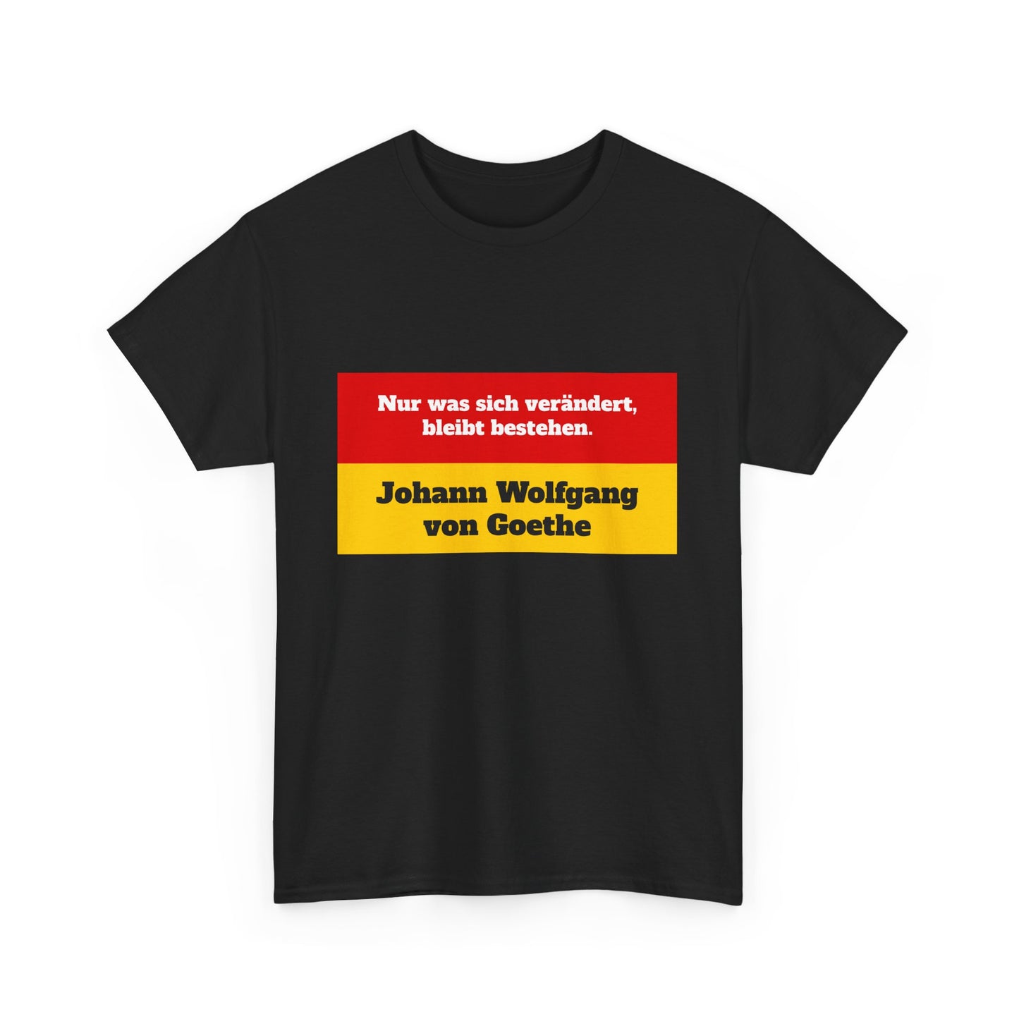 Unisex T-Shirt mit Zitat - Goethe