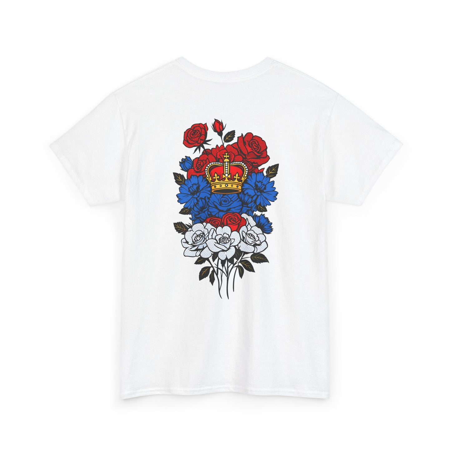 T-Shirt mit Blumen - Serbien (Druck hinten)