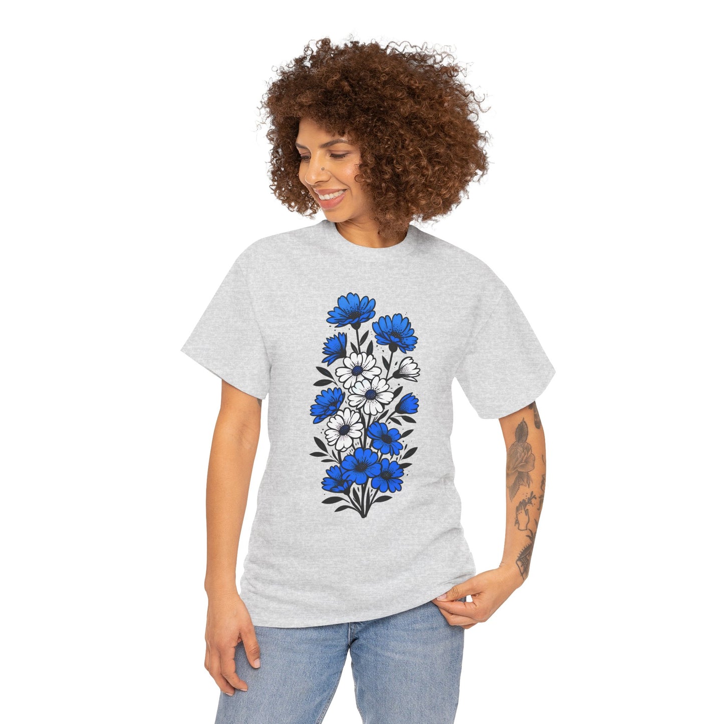 Unisex T-Shirt mit Blumen -Griechenland