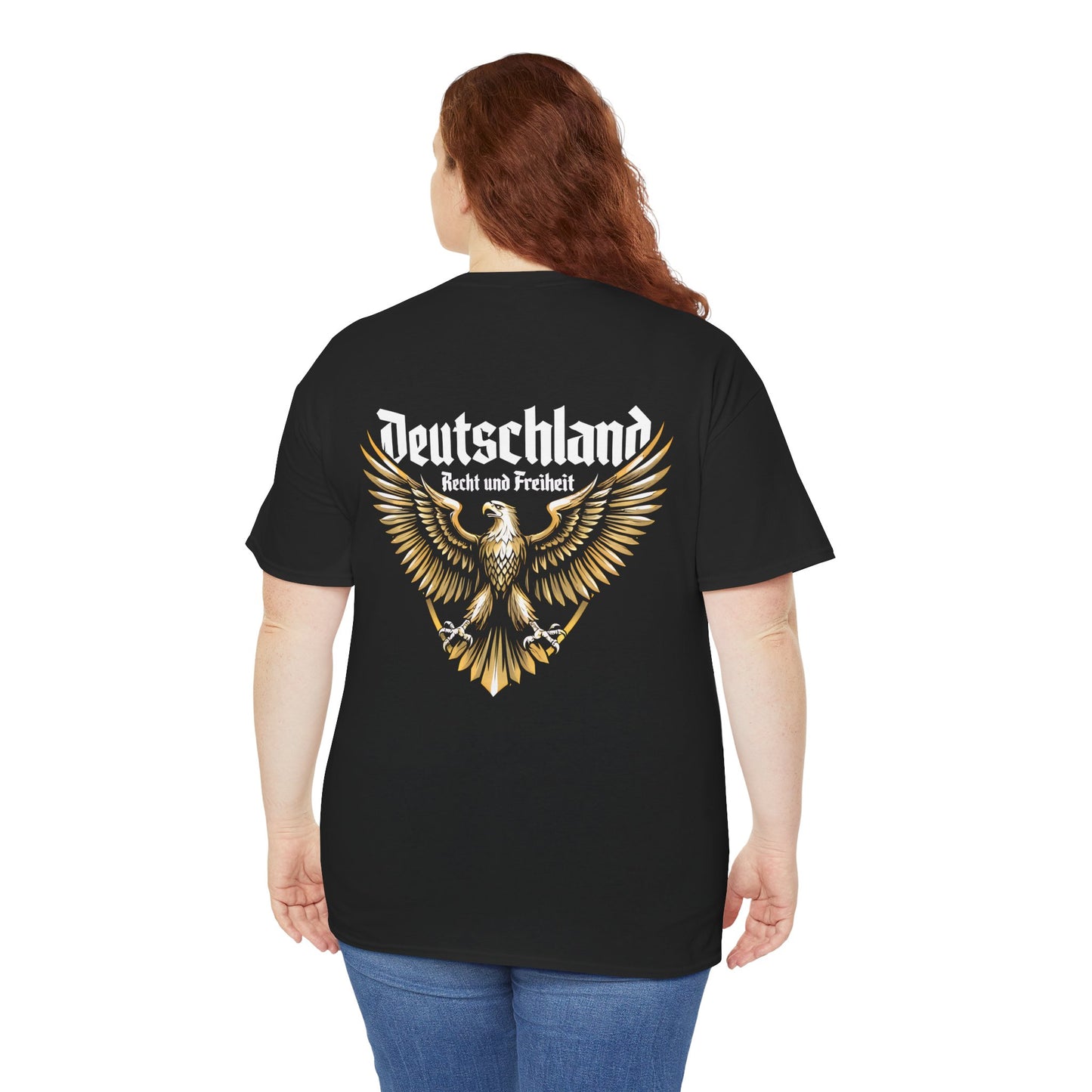 Unisex T-Shirt mit Adler und Spruch - Deutschland