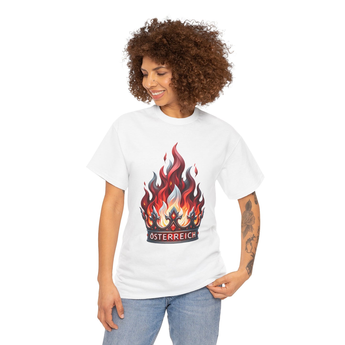 Unisex T-Shirt with Crown - Austria