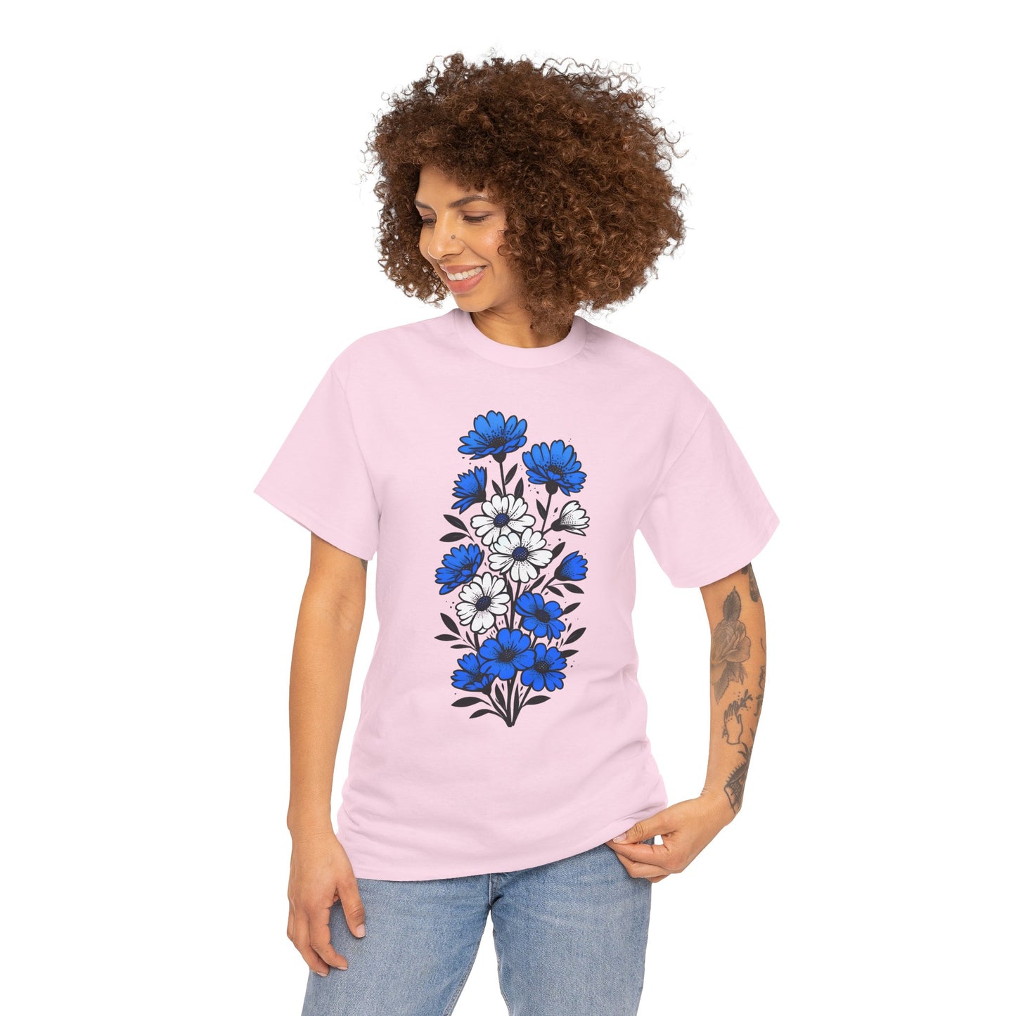 Unisex T-Shirt mit Blumen -Griechenland