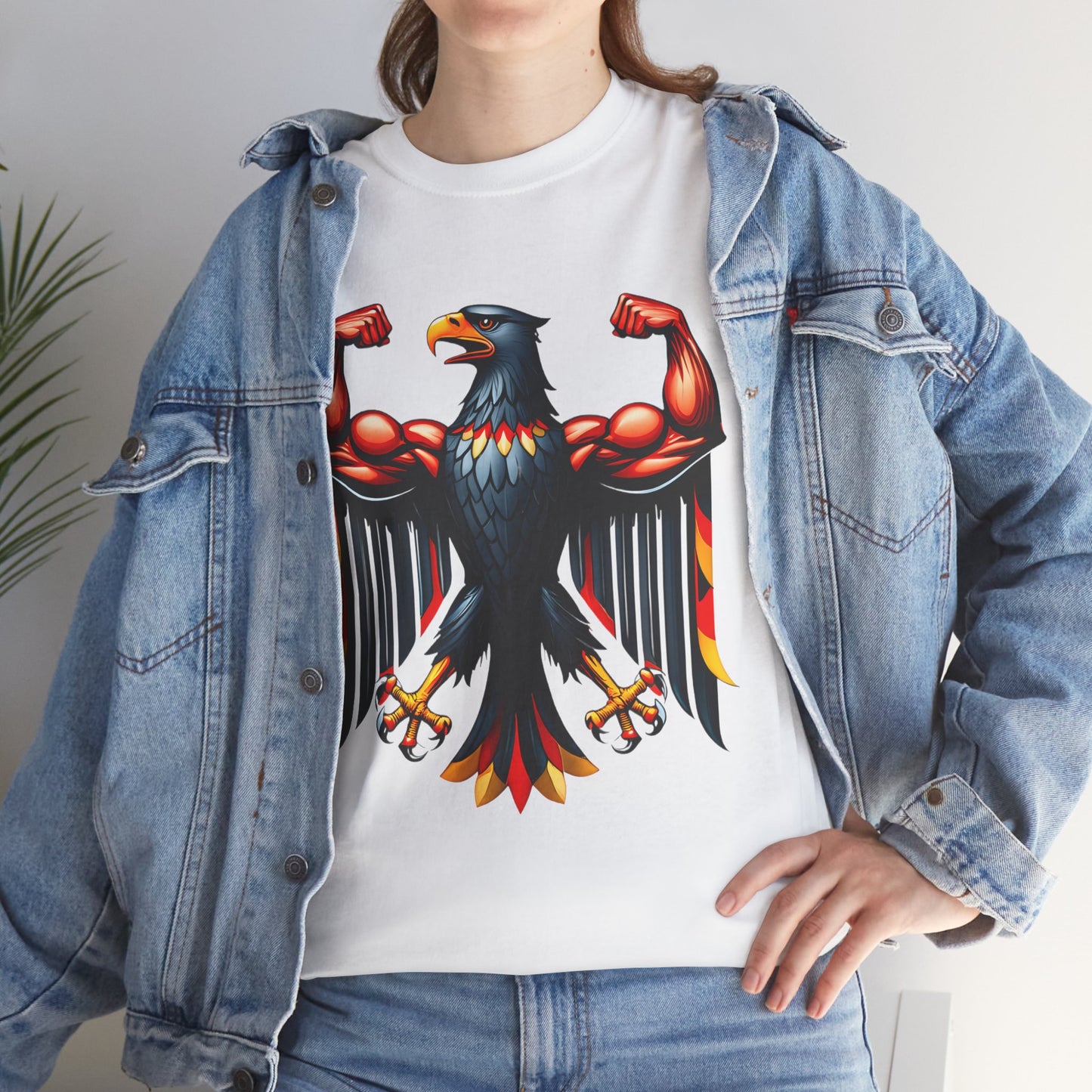 Unisex T-Shirt mit starkem Adler