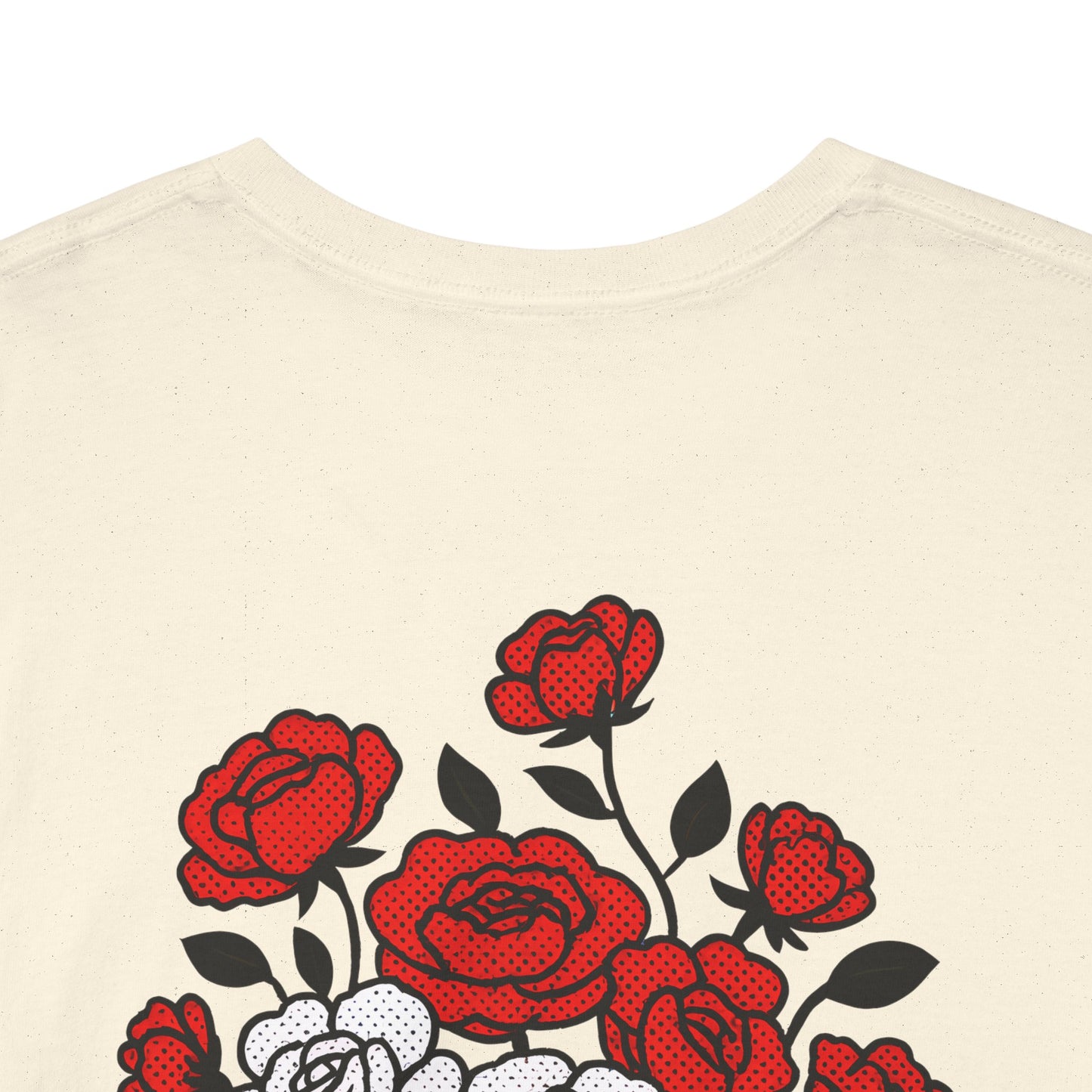 T-Shirt mit Blumen - Österreich (Druck hinten)