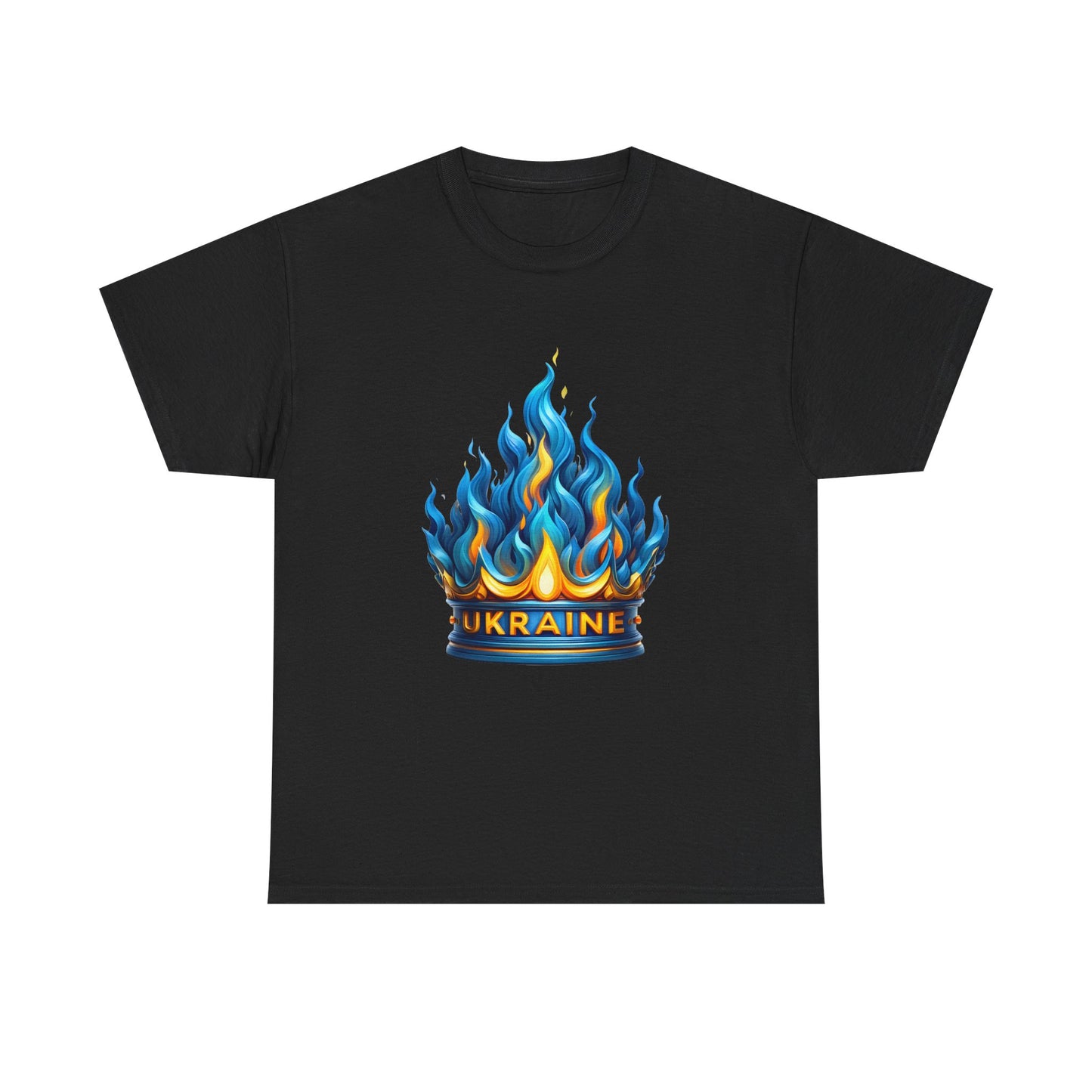 Unisex T-shirt with crown - Ukraine