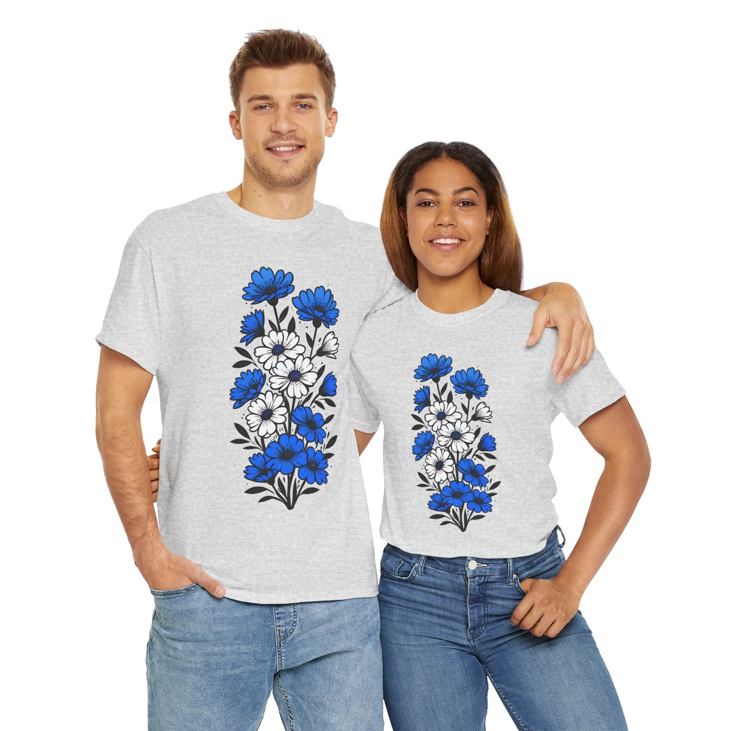 Unisex T-Shirt mit Blumen -Griechenland