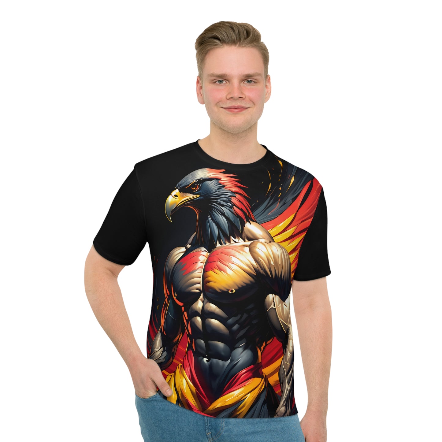 Lockeres Herren T-Shirt mit Adler - Deutschland