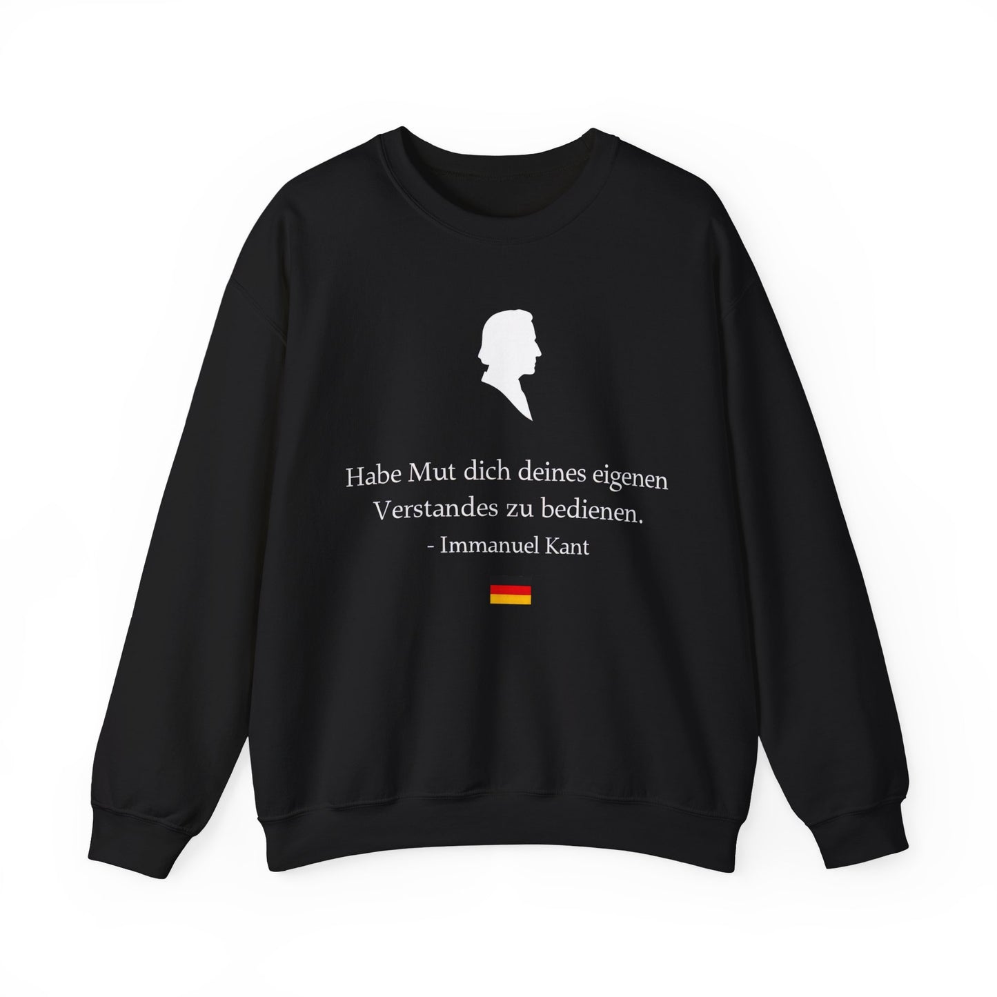 Unisex Sweatshirt mit Zitat - Immanuel Kant - Mut zum Verstand