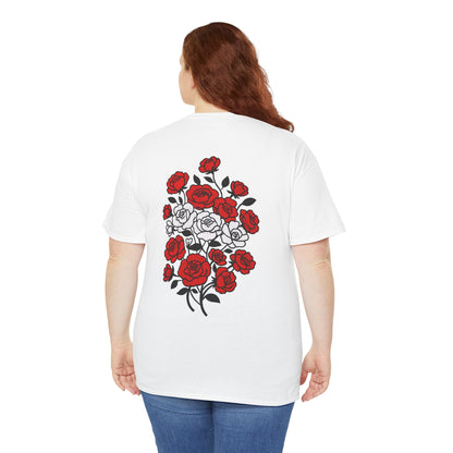 T-Shirt mit Blumen - Österreich (Druck hinten)