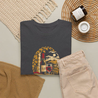 Unisex T-Shirt mit Zitat - Busch - Rotwein für alte Knaben