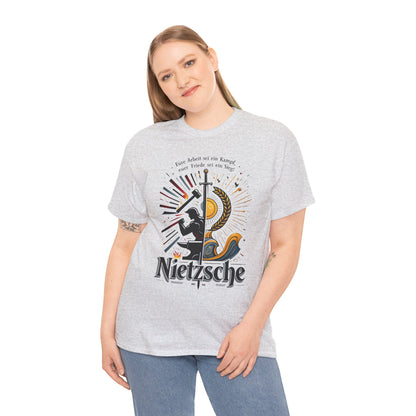 Unisex T-Shirt mit Zitat - Nietzsche - Arbeit
