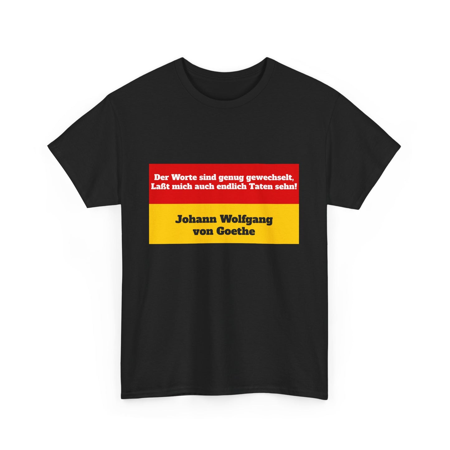 Unisex T-Shirt mit Zitat - Goethe