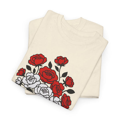 Unisex T-Shirt mit Blumen - Österreich