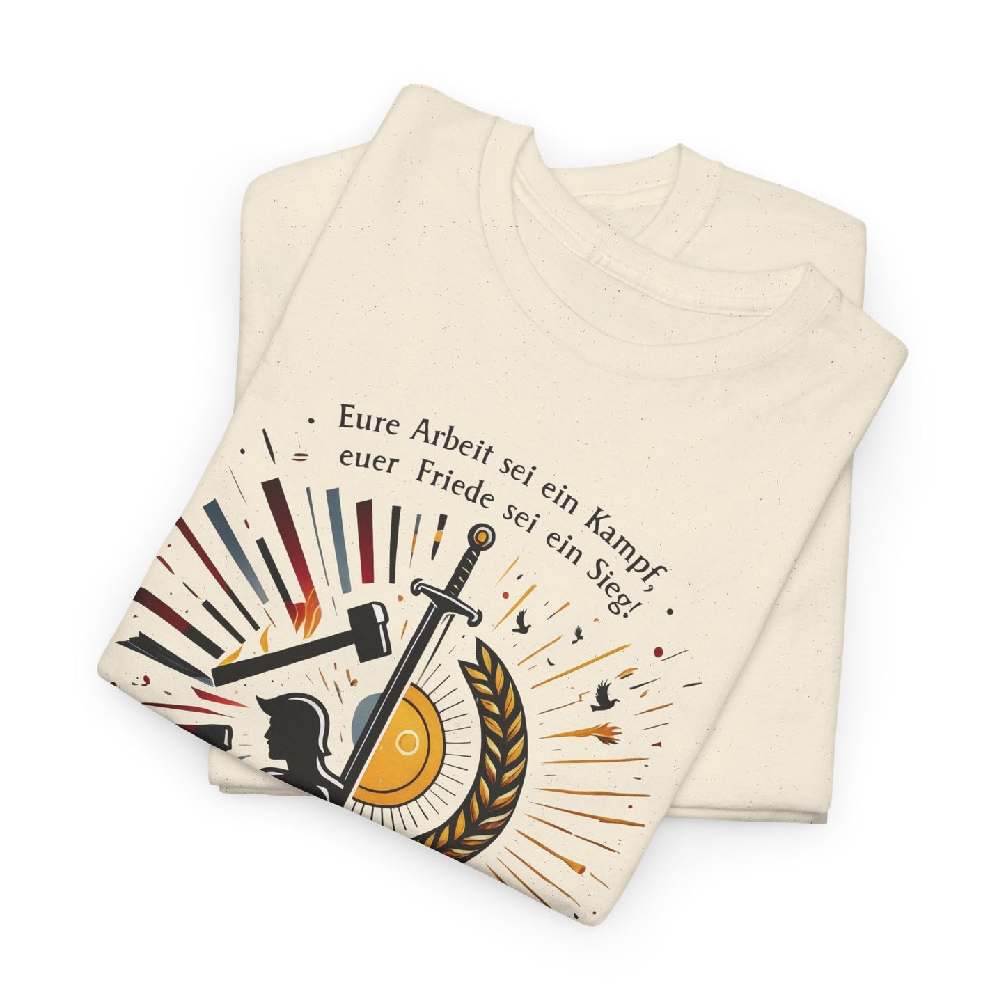 Unisex T-Shirt mit Zitat - Nietzsche - Arbeit