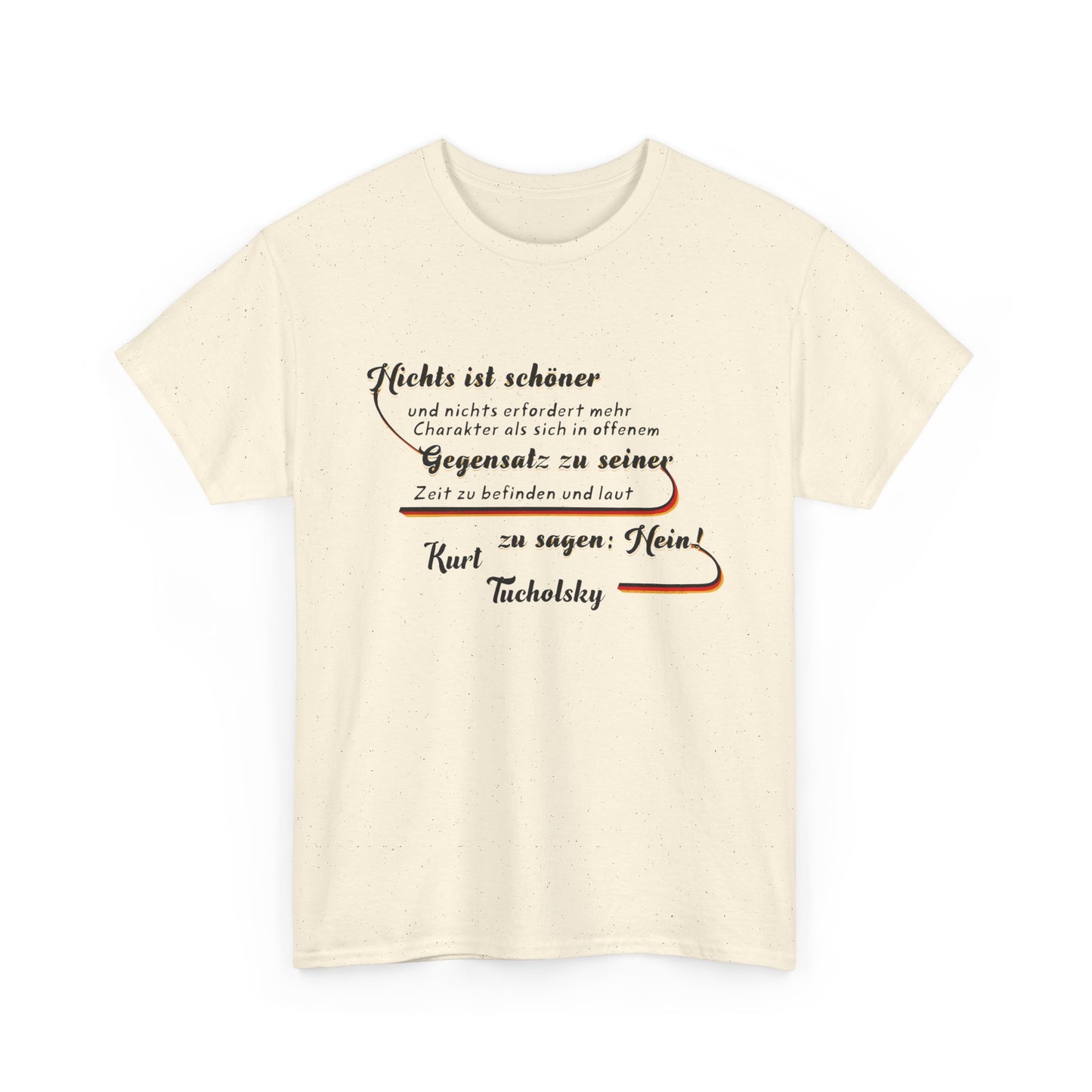 T-Shirt mit Zitat - Kurt Tucholsky - Gegensatz