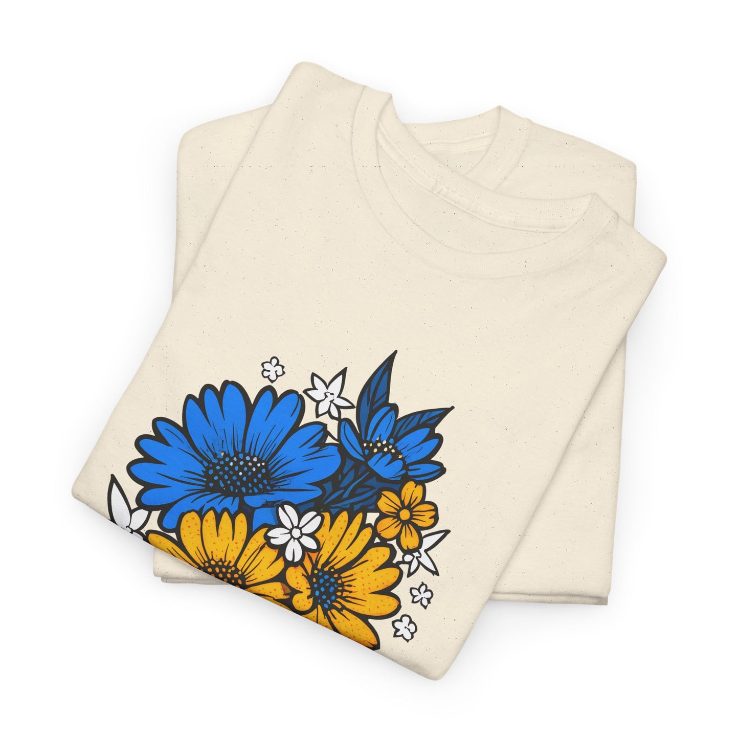 Unisex T-Shirt mit Blumen - Bosnien und Herzegowina