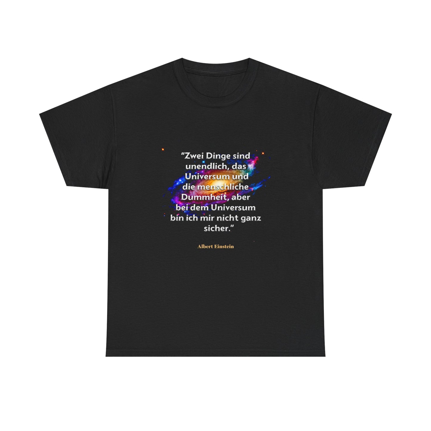 Unisex T-Shirt mit Zitat - Albert Einstein - Universum